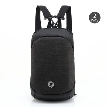 Ozuko Shoulder Chest Bag Slim Double Strap Backpack 8947
