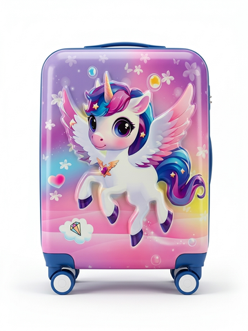 Kids Luggage 3D- Unicorn 2.0