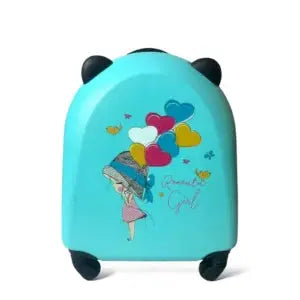 Kids Luggage-Green-ABS